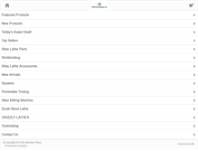 Tablet Screenshot of mymachineshop.net